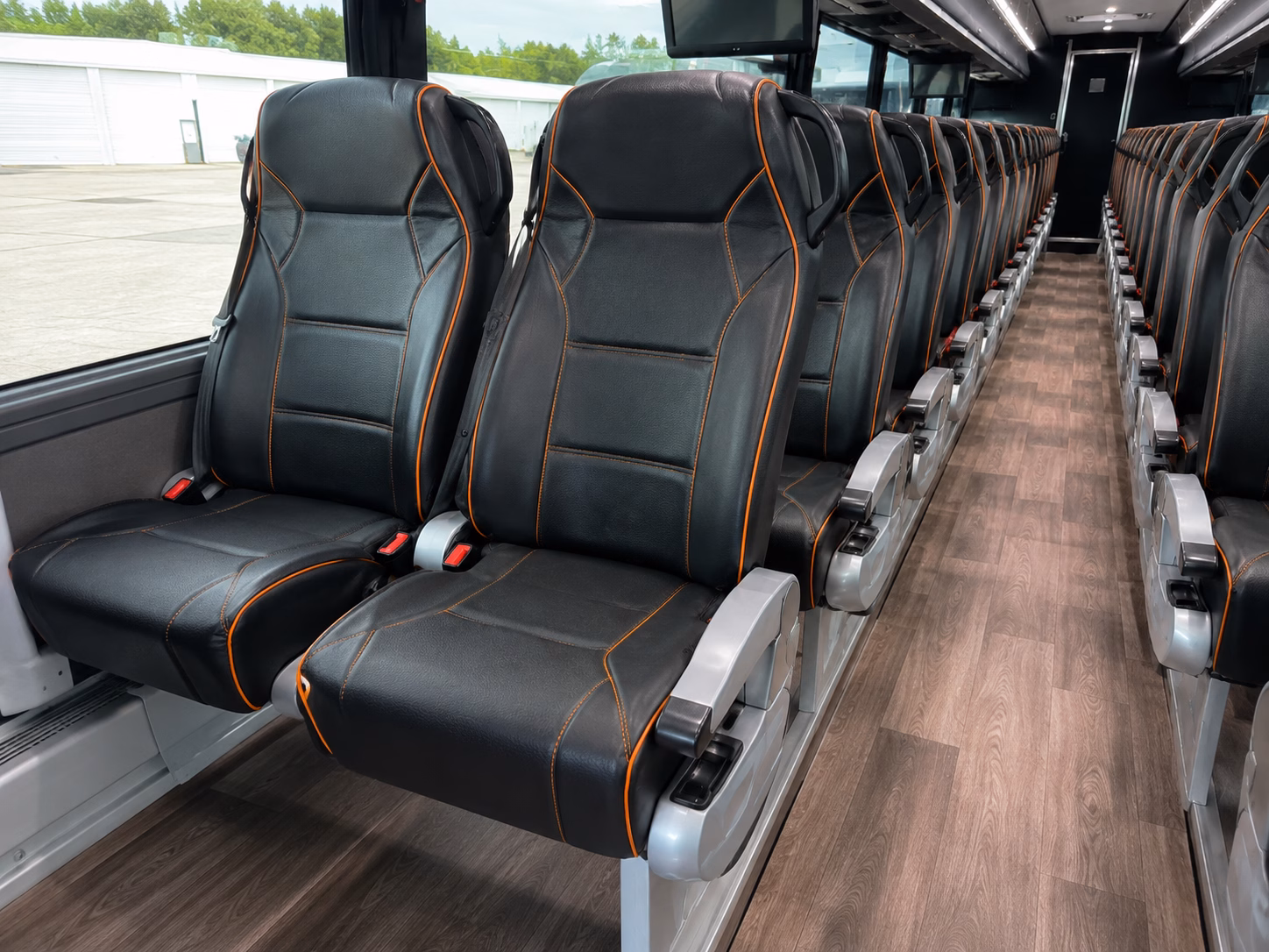 south bend construction and film crew shuttle buses