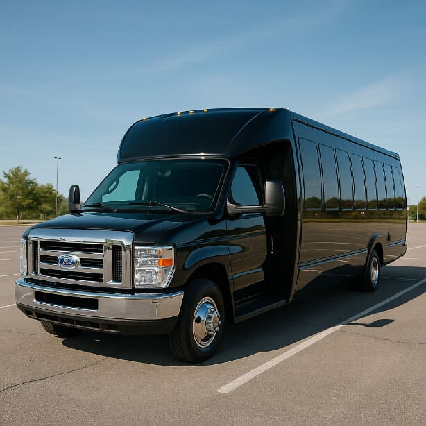 South Bend Shuttle Bus Rentals 18 Passenger Shuttle Bus