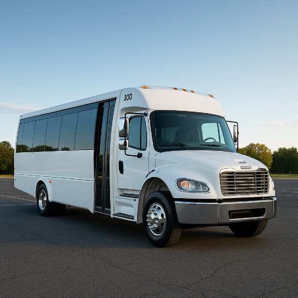 South Bend Shuttle Bus Rentals 25 Passenger Shuttle Bus